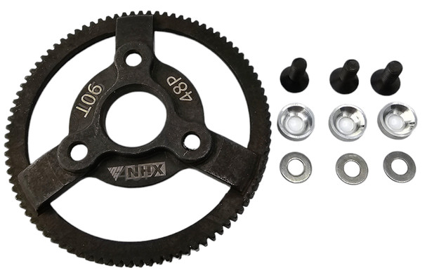 NHX RC 90T Hardened Steel 48P Spur Gear for 1/10 2WD Slash Stampede Bandit