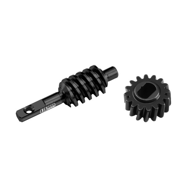 GPM Steel Front / Rear High-Speed Ring Gear, Worm Gear 2T/16T for AXIAL 1/30 SCX30