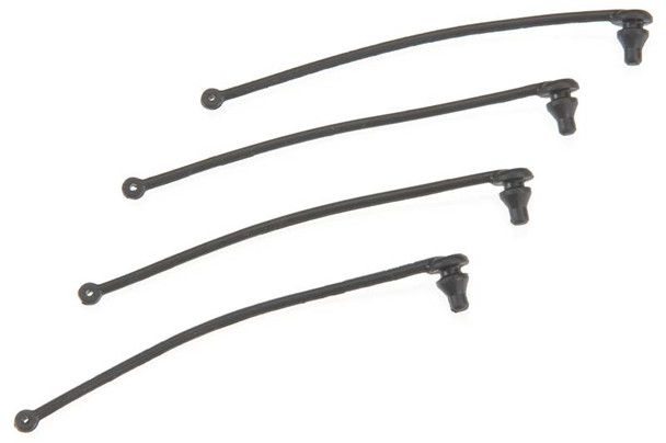 Traxxas 5750 Body Clip Retainer Black Spartan (4)