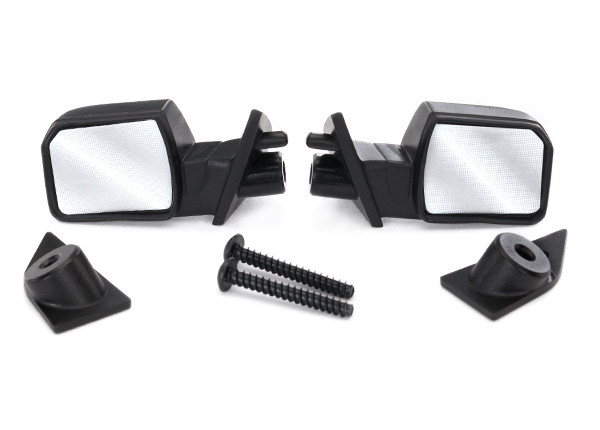 Traxxas 5829 Mirrors Side Left & Right / Mounts Left & Right : Ford F-150 Raptor