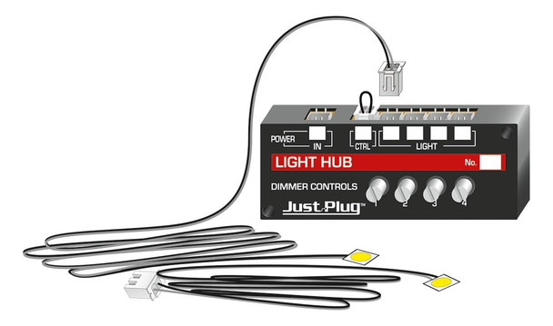 Woodland Scenics Just Plug Lights/Hub Set Warm White