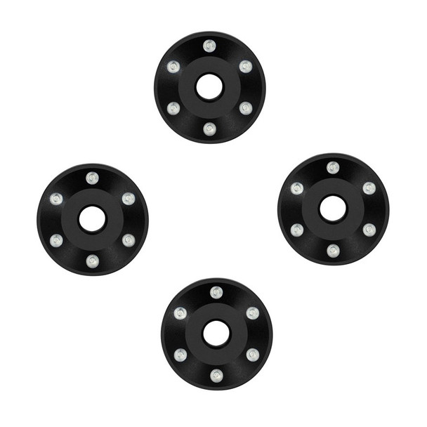 Traxxas 10257-BLK Aluminum Wheel Washers Black (4) for Maxx Slash