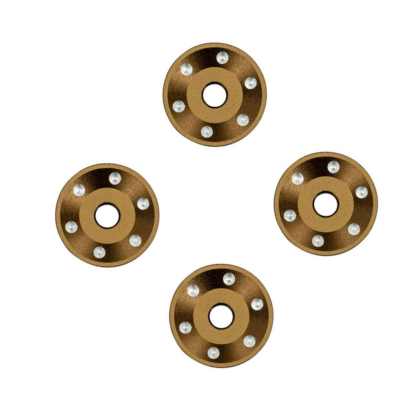 Traxxas 10257-BRNZ Aluminum Wheel Washers Bronze (4) for Maxx Slash