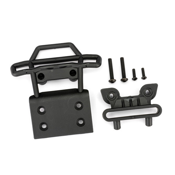 Traxxas 3621-BLK Front Bumper & Bumper Mount Black for Bigfoot