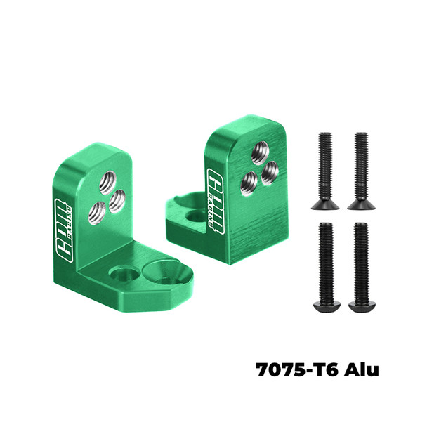 GPM New Design Adjustable Rear Shock Mount Green for Vanquish 1/10 H10 Optic