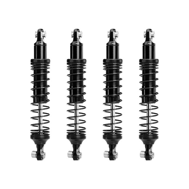 GPM Aluminum F&R Adjustable Progressive Spring Shock 89mm Black for Vanquish H10 Optic