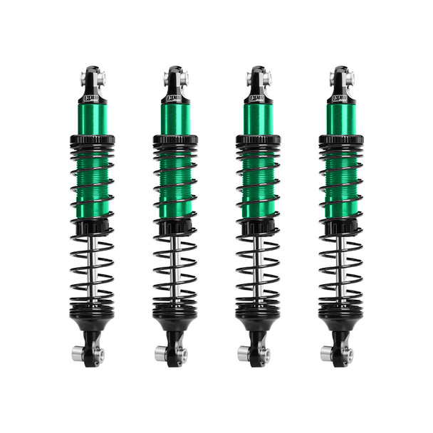 GPM Aluminum F&R Adjustable Progressive Spring Shock 89mm Green for Vanquish H10 Optic
