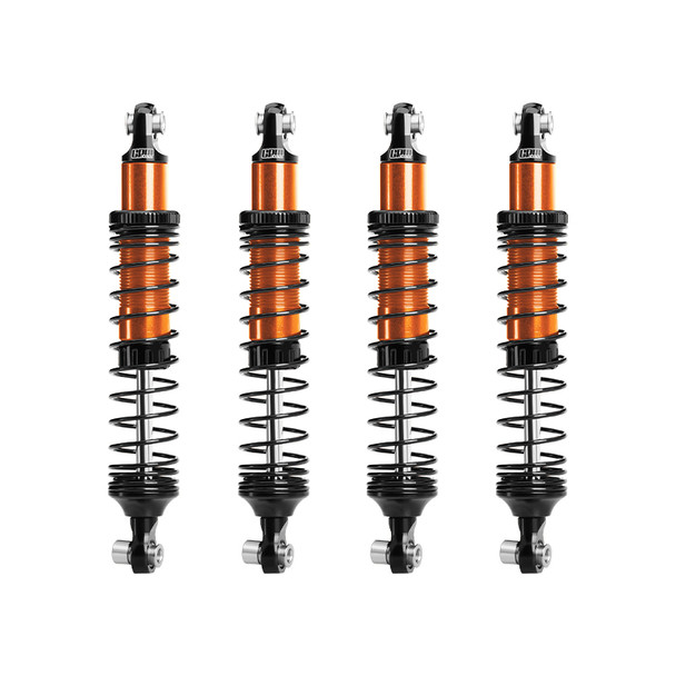 GPM Aluminum F&R Adjustable Progressive Spring Shock 89mm Orange for Vanquish H10 Optic