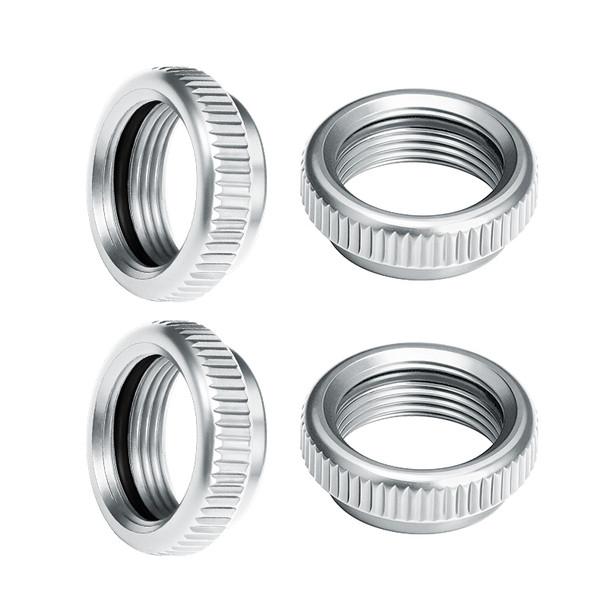 GPM 6061-T6 Aluminum Shock Collars Silver (4Pcs) for ARRMA 1/16 Mini Kraton