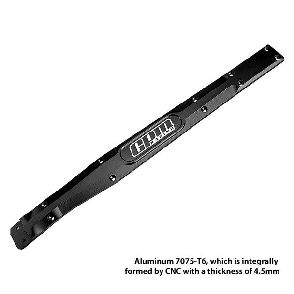 GPM Aluminum Chassis Bash Bar Thick 4.5mm Black for ARRMA 1/16 Mini Kraton 3S