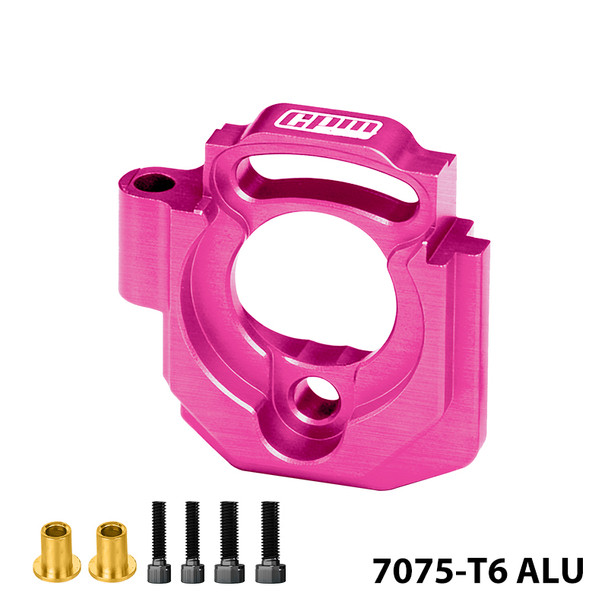 GPM Aluminum Adjustable Motor Mount Pink for ARRMA 1/16 Mini Kraton 3S