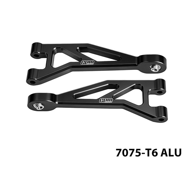 GPM Aluminum Rear Upper Suspension Arms Black for ARRMA 1/16 Mini Kraton