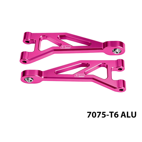 GPM Aluminum Rear Upper Suspension Arms Pink for ARRMA 1/16 Mini Kraton