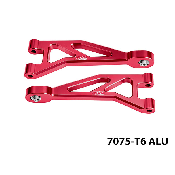 GPM Aluminum Rear Upper Suspension Arms Red for ARRMA 1/16 Mini Kraton