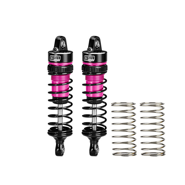 GPM Aluminum Front Shock Absorbers 62mm Pink for ARRMA 1/16 Mini Kraton 3S
