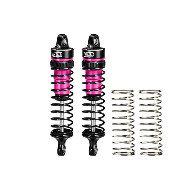 GPM Aluminum Rear Shock Absorbers 74mm Pink for ARRMA 1/16 Mini Kraton 3S