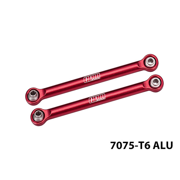GPM Aluminum Front Steering Toe Links Red for ARRMA 1/16 Mini Kraton 3S