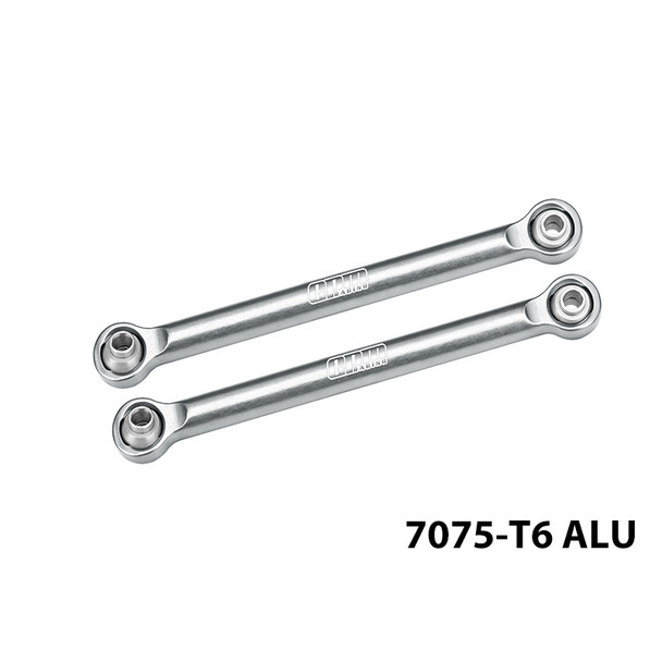 GPM Aluminum Front Steering Toe Links Silver for ARRMA 1/16 Mini Kraton 3S