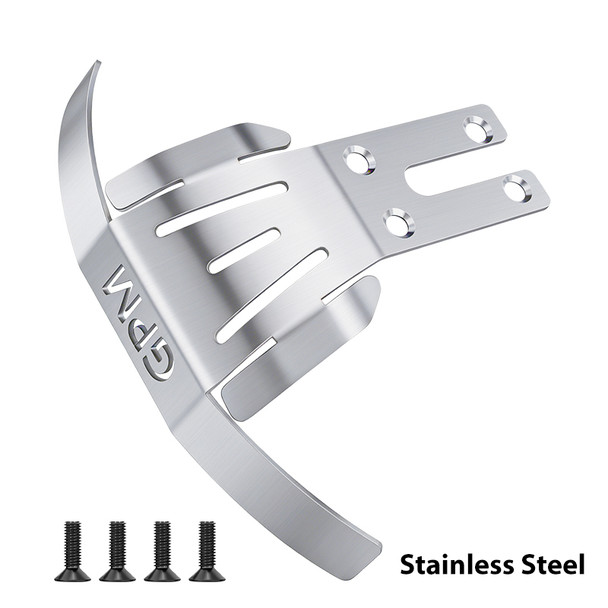 GPM Stainless Steel Front Chassis Skid Bumper Thick 1mm for ARRMA 1/16 Mini Kraton