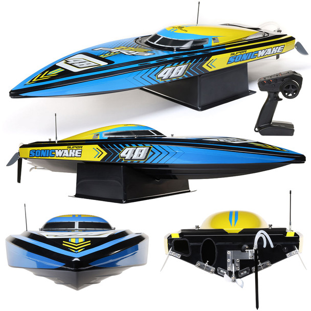 Pro Boat PRB08052 Super Sonicwake 48" 8S Self-Righting Brushless Deep-V RTR Boat