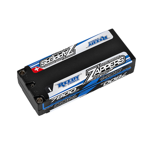Associated 27619 Zappers SG7 7800mAh 140C 7.6V 1/8 Long-Shorty Lipo Battery