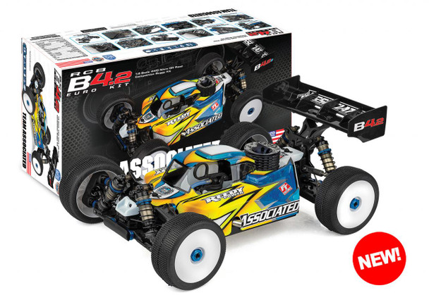 Associated 80956 1/8 RC8B4.2 4WD Nitro Off-Road Competition Euro Edition Buggy Kit