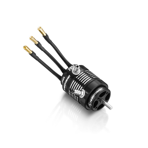 Hobbywing 90070012 Seaking 2850SL Brushless Motor - 4500KV Black-V2