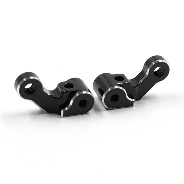 Yeah Racing TARC-030BK Alum Front Steering Knuckle Set for Associated 1/24 RC10