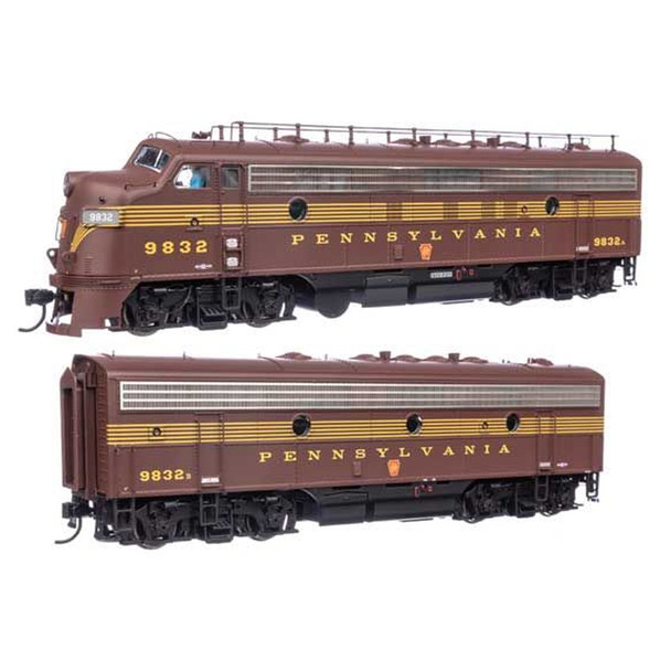 Walthers 920-49536 EMD FP7 & F7B STANDARD DC Pennsylvania Railroad #9832A, #9832B