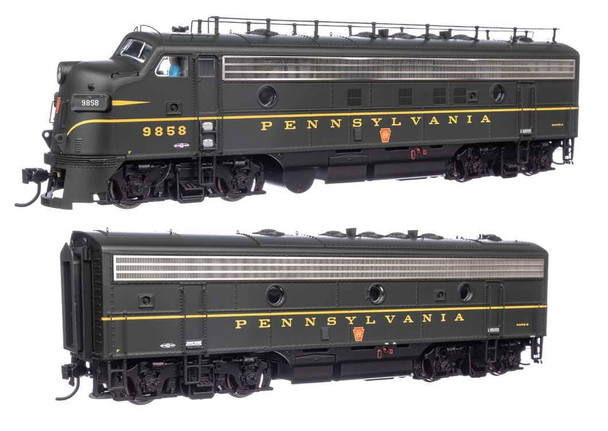 Walthers 920-49538 EMD FP7 & F7B STANDARD DC Pennsylvania Railroad #9858A, #9858B
