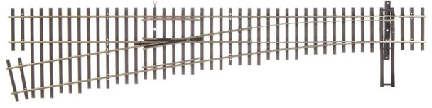 Walthers 948-70017 Code 70 Silver DCC Friendly #6 Turnout Left Hand Track HO Scale