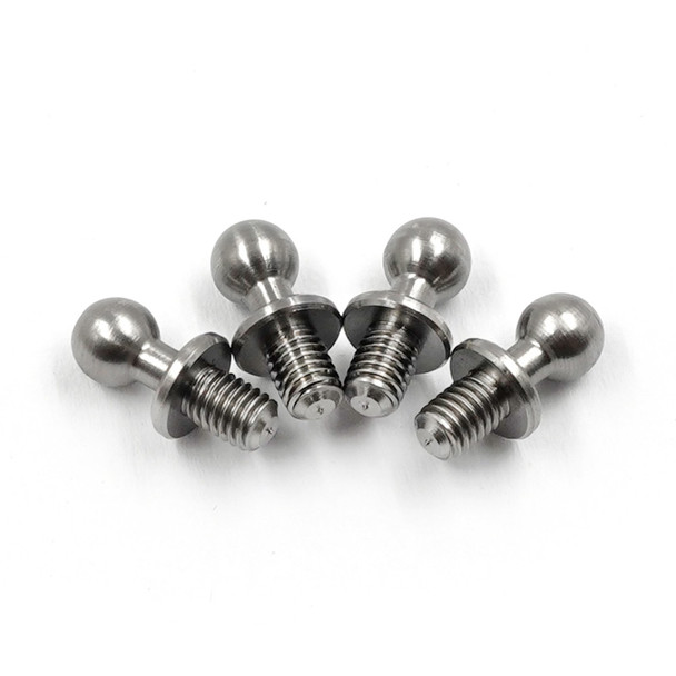 Yeah Racing YA-0769SV High Precision 64 Titanium Ball Stud 4.3mm x 4mm (4Pcs)