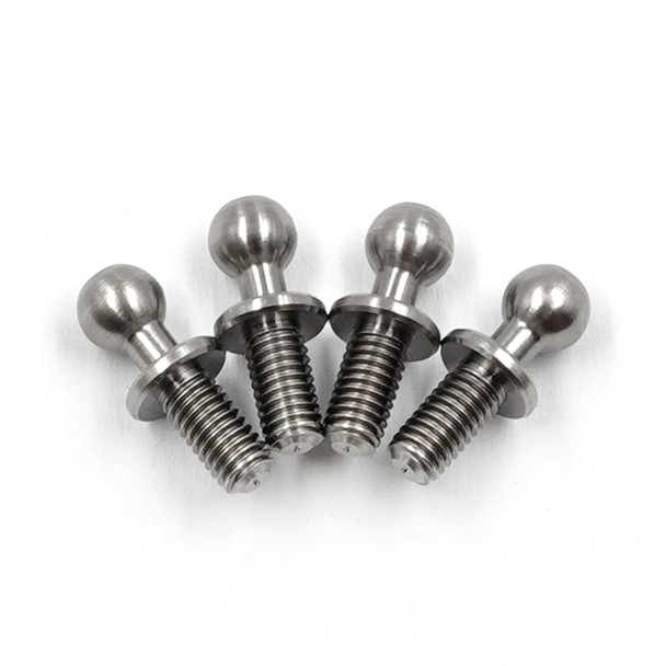 Yeah Racing YA-0770SV High Precision 64 Titanium Ball Stud 4.3mm x 6mm (4Pcs)