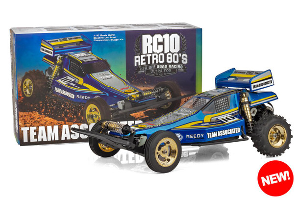 Team Associated RC10 Retro 80's Ultra Fox 1/10 Electric 2WD Off-Road Buggy Kit Limited Edition