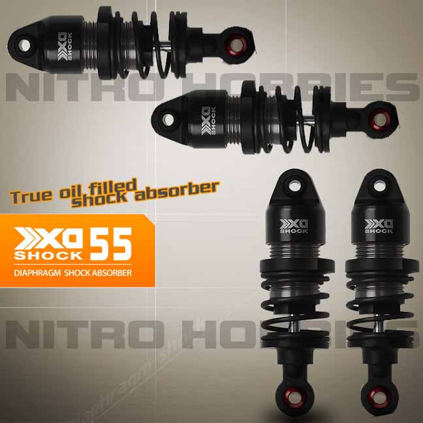Gmade GM22507 XD Diaphragm Shock 55mm 4pcs 1/10 Onroad Cars