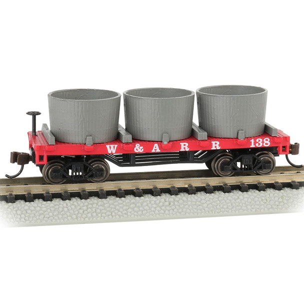 Bachmann 15551 Old-Time Water Tank Car - Western & Atlantic - Freight Car N Scale
