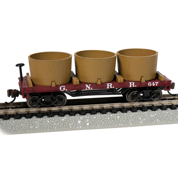 Bachmann 15555 Old-Time Water Tank Car - Great Northern - Freight Car N Scale