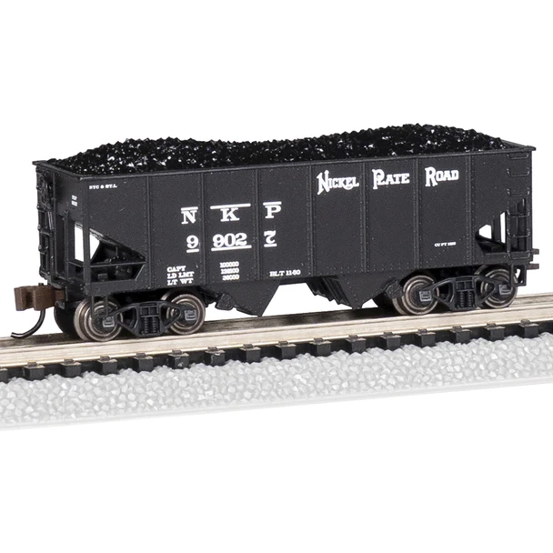 Bachmann 19563 USRA 55-Ton 2-Bay Hopper - Nickel Plate Road #99027 - Freight Car N Scale