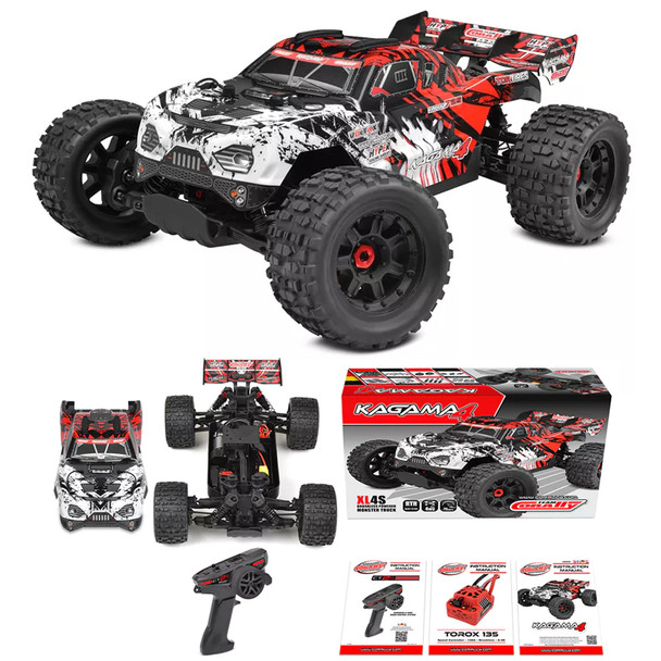 Corally C-00293-R 1/10 KAGAMA 4 RTR Brushless 4WD Power 4S Monster Truck Red