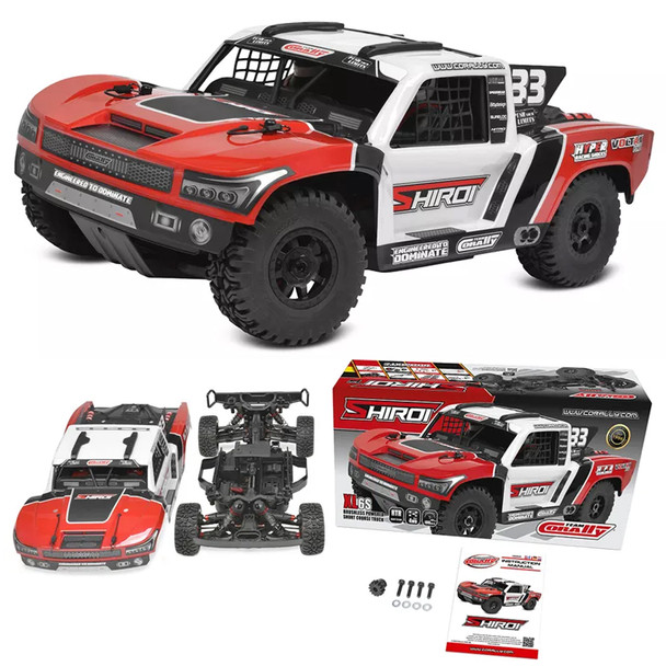 Corally C-00478-R 1/8 SHIROI XP 6S Roller Brushless 4WD Short Course Truck Red