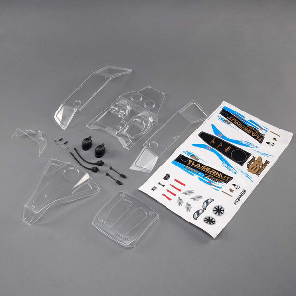 Losi LOS230077 Clear Body Set  : Lasernut Ultra4