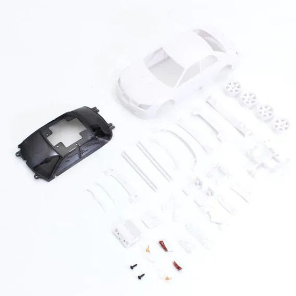 Kyosho MZN205 Impreza WRX STI White Body Set w/Wheel for Mini-Z