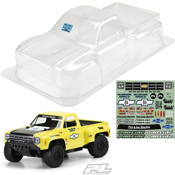Pro-Line 3510-00 1978 Chevy C-10 Race Truck Clear Body : Slash 2WD / 4X4 / SC10