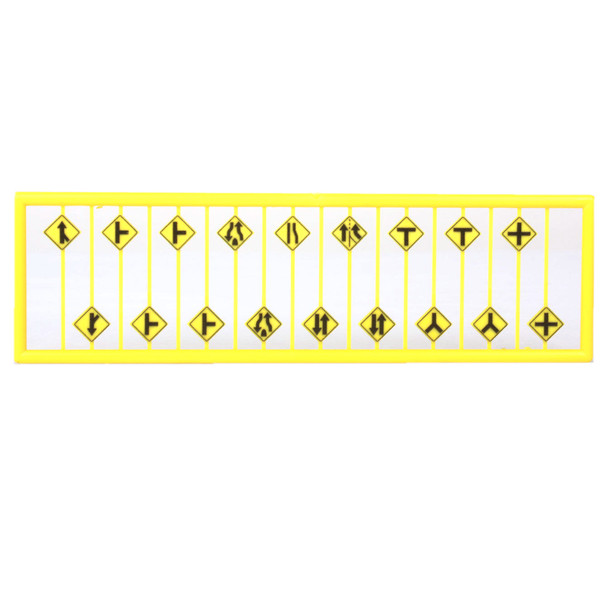 Tichy Train Group 2617 Warning Signs II 12 Different (18) N Scale