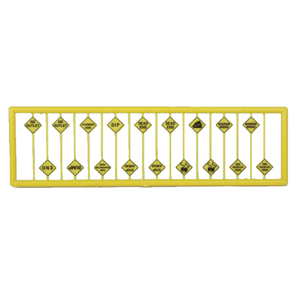 Tichy Train Group 2618 Written Warning Signs (18) N Scale
