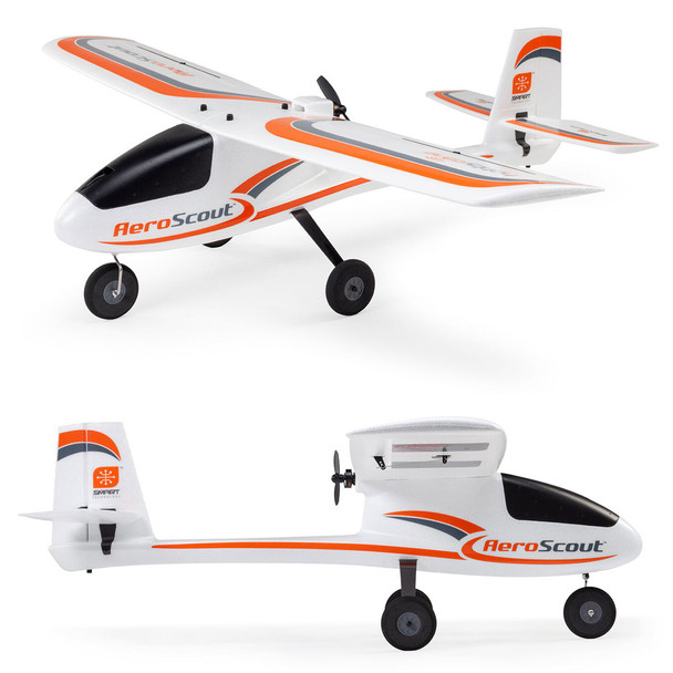 HobbyZone HBZ385002 AeroScout S 2 1.1m BNF Basic Airplane w/ SAFE