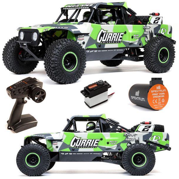 Losi LOS03030T2 1/10 Hammer Rey U4 4WD Rock Racer Brushless RTR w/ Smart & AVC Green