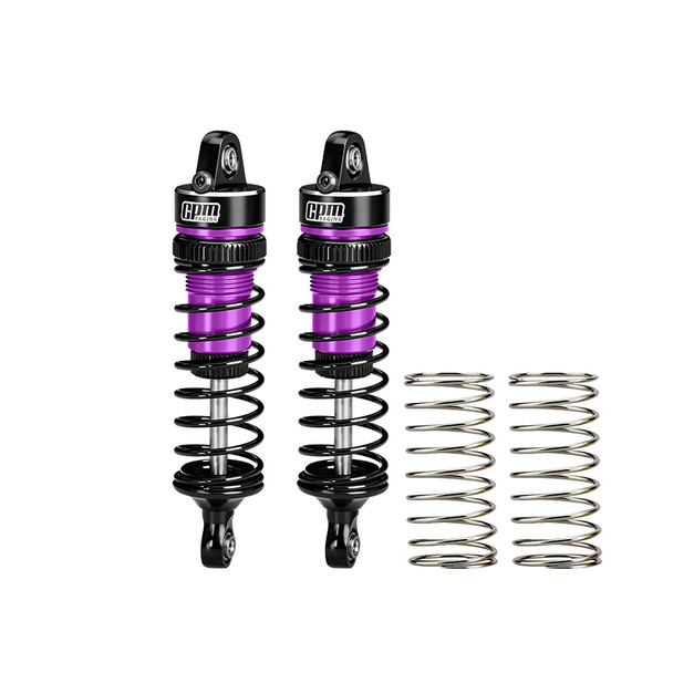GPM Aluminum Front Shock Absorbers 62mm Purple for ARRMA 1/16 Mini Kraton 3S