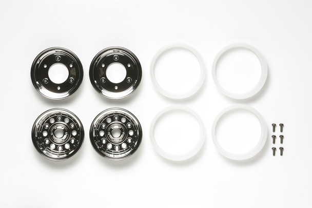 Tamiya 54414 RC 4X4 Vehicle 4-Piece Wheels (2Pcs)