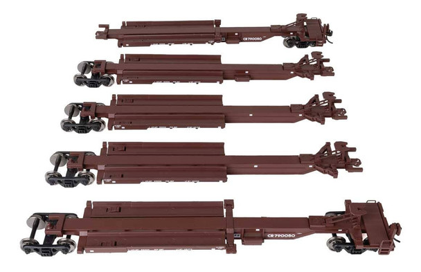 Walthers 910-5265 263' 5-Unit All-Purpose 48' Spine Car RTR Conrail #790050 HO Scale